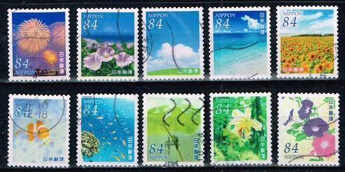 Postzegels uit Japan - K 3862 - groetzegels zomer, Postzegels en Munten, Postzegels | Azië, Gestempeld, Oost-Azië, Ophalen of Verzenden