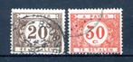TX34 gestempeld 1922 - Cijfer op witte achtergrond, Postzegels en Munten, Ophalen of Verzenden, Gestempeld, Gestempeld