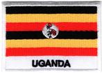 Uganda stoffen opstrijk patch embleem, Verzenden, Nieuw