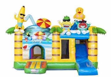 Springkasteel summer fruit party te huur beschikbaar voor biedingen