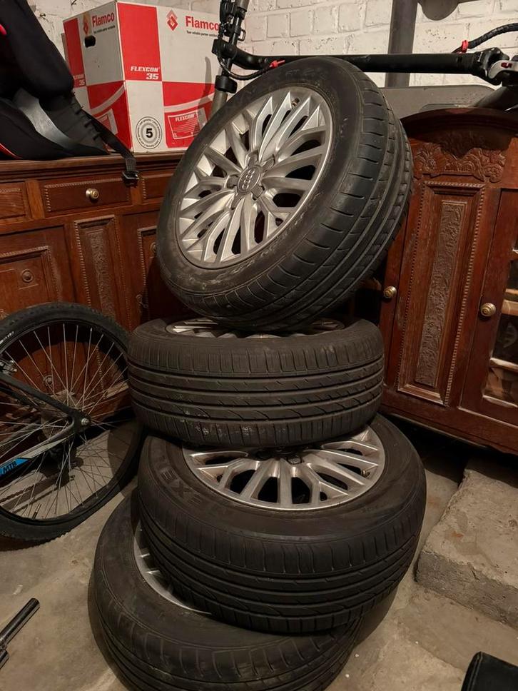 4 roues complètes Audi A3 2014 avec jantes d’origine  500 €, Autos : Divers, Pièces de sport automobile, Comme neuf, Enlèvement