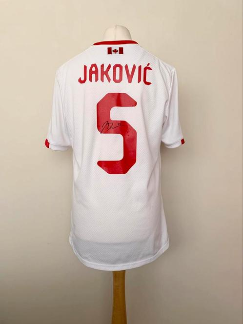 Canada 2017 Away Gold Cup Jakovic match worn issue shirt, Sport en Fitness, Voetbal, Gebruikt, Shirt, Maat M, Ophalen of Verzenden