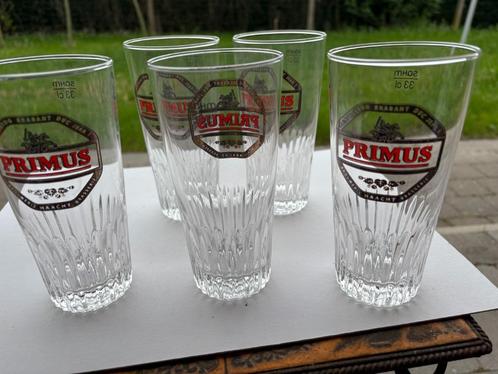 Primus bierglazen, Verzamelen, Biermerken, Zo goed als nieuw, Glas of Glazen, Overige merken, Ophalen