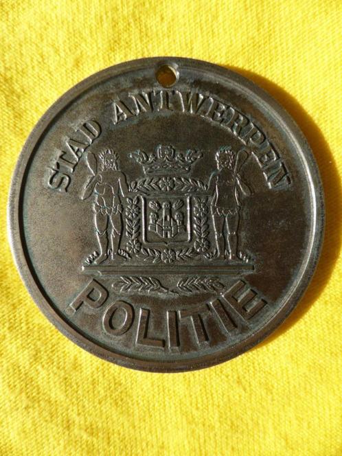 Legitimatiepenning Politie Antwerpen, Verzamelen, Militaria | Algemeen, Rijkswacht, Lintje, Medaille of Wings, Verzenden