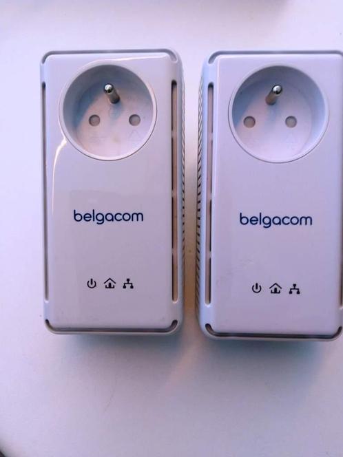internet connector via elektriciteitsnet - Belgacom, Telecommunicatie, Datacommunicatie en VoIP, Zo goed als nieuw, Accessoires
