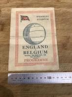 authentique programme Wembley 1946 Angleterre Belgique, Enlèvement ou Envoi