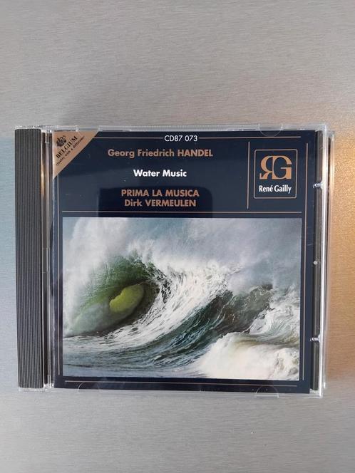 Cd. Handel. Water Music. (Rene Gailly,  Prima La Musica)., Cd's en Dvd's, Cd's | Klassiek, Zo goed als nieuw, Ophalen of Verzenden