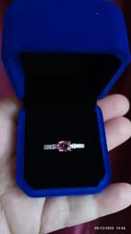 Prachtige sterling zilveren ring met Mozambikaanse robijn, Nieuw, Ophalen of Verzenden, Met edelsteen, Dame