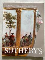 SOTHEBY'S: EUROPEAN CERAMICS, DELFTWARE AND GLASS. AMSTERDAM, Boeken, Ophalen of Verzenden, Sotheby's