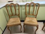 2 vintage eiken stoelen in stijl Louis XV, Antiquités & Art, Antiquités | Meubles | Chaises & Canapés, Enlèvement