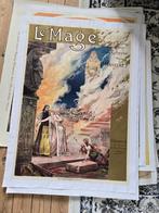 Le Mage - J. Massenet - A. F. - 1891 - linen backed, Verzamelen, Posters, Ophalen, Rechthoekig Staand, Zo goed als nieuw, Canvas of Doek