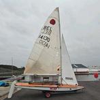 Fireball zeilboot, full houten dek, Watersport en Boten, Ophalen, Gebruikt, Spinnaker, 15 tot 30 m²