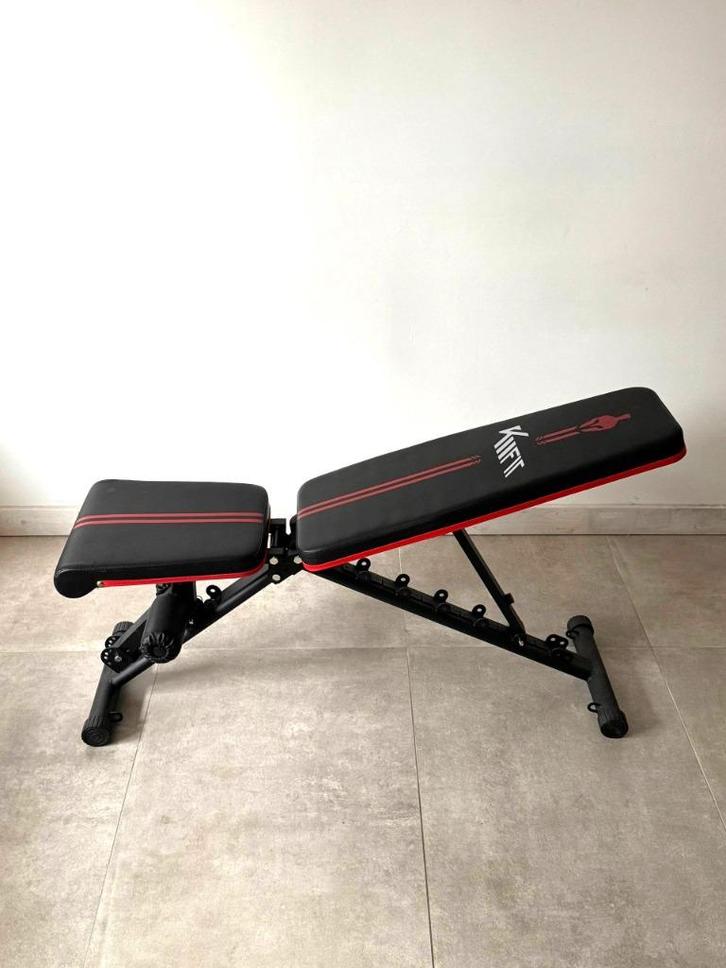Banc de musculation pliable Banc de fitness, Sport en Fitness, Fitnessmaterialen, Zo goed als nieuw, Benen, Ophalen