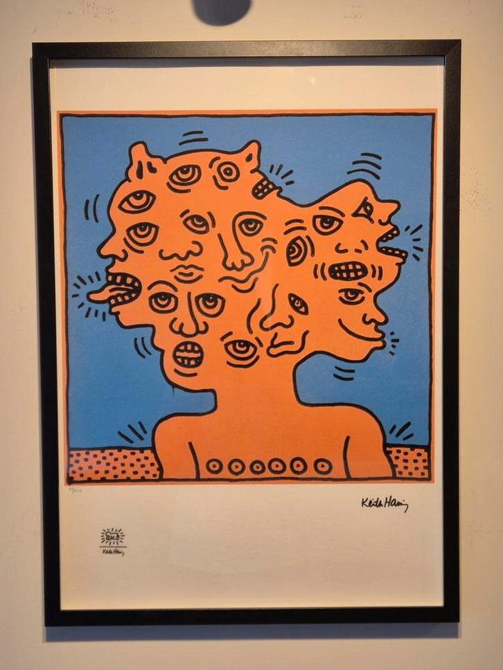 Keith Haring Litho, Antiek en Kunst, Kunst | Litho's en Zeefdrukken, Ophalen