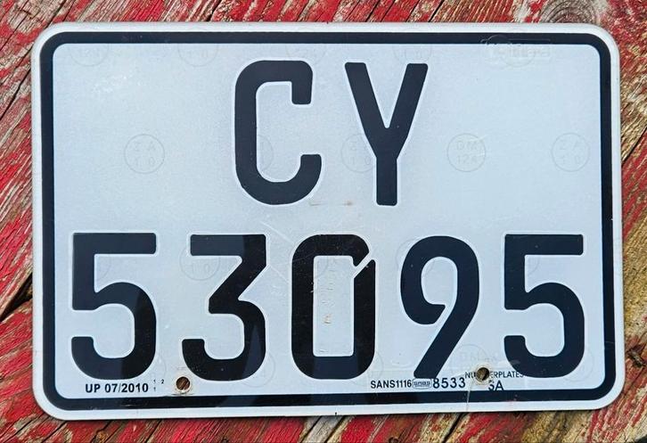 Nummerplaat Kaapstad Zuid-Afrika, Verzamelen, Automerken, Motoren en Formule 1, Zo goed als nieuw, Ophalen of Verzenden