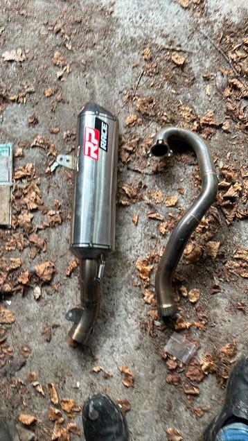 Rp race exhaust(1 maal gebruikt) beschikbaar voor biedingen