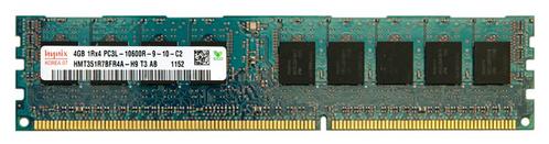 4GB 1Rx4 PC3L-10600R DDR3-1333 ECC, Hynix HMT351R7BFR4A-H9, Computers en Software, RAM geheugen