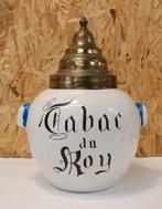Tabatière. Pot à tabac ancien. Tabac du Roy. Céramique, Antiquités & Art, Envoi