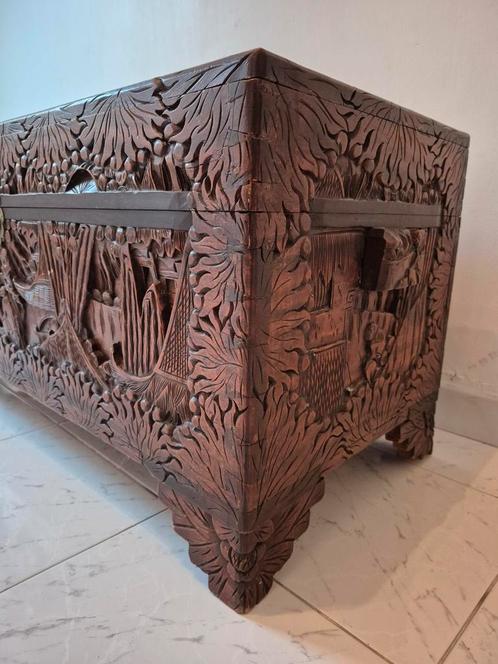 Prachtige handgemaakte Chinese kist, Antiek en Kunst, Antiek | Meubels | Kasten, Ophalen