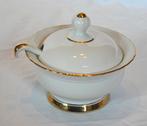 confiturier en porcelaine avec sa cuillère, Antiquités & Art, Enlèvement ou Envoi