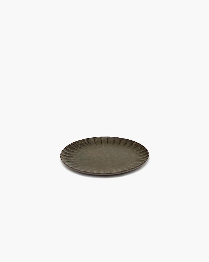 Serax Inku – Bord Ø18 cm Groen, Huis en Inrichting, Keuken | Servies, Nieuw, Bord(en), Ophalen