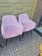 4 stoelen velvet, Huis en Inrichting, Ophalen of Verzenden, Gebruikt