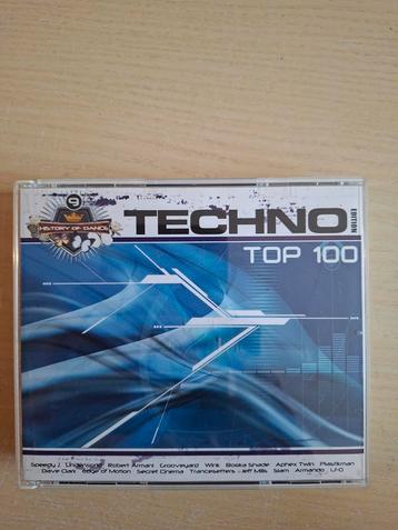 5cd box. Techno Top 100. (History of Dance). beschikbaar voor biedingen
