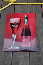 Metalen bordje kriek Boon, Ophalen of Verzenden, Zo goed als nieuw, Reclamebord, Plaat of Schild, Overige merken