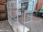 voliere vogelkooi, Ophalen, Gebruikt, Aluminium, Volière