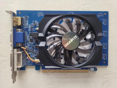 Nvidia Geforce GT730 2GB Gigabyte Comme Neuve, Informatique & Logiciels, Cartes vidéo, Comme neuf, Nvidia, PCI, GDDR3, HDMI, DVI