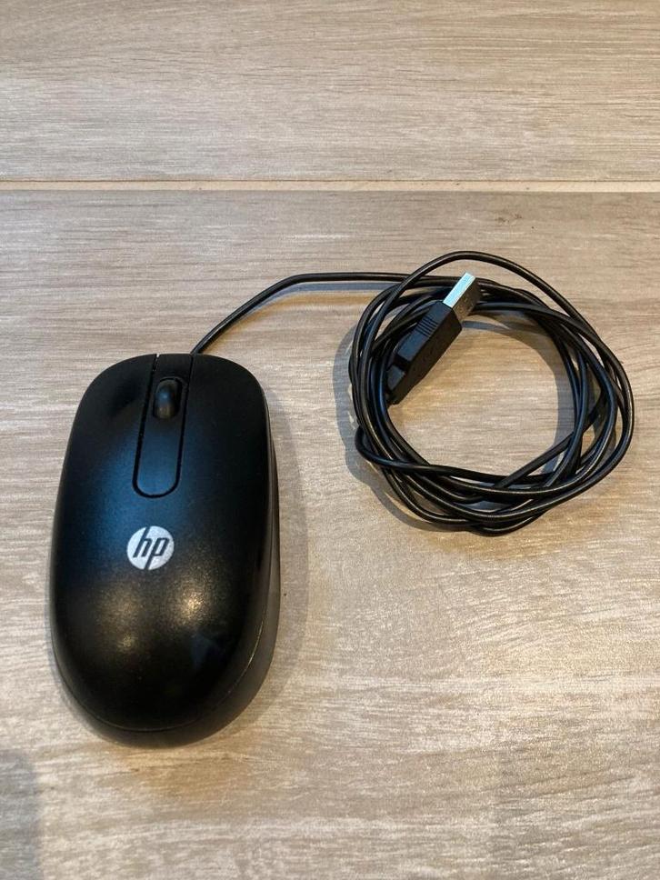 Optische muis HP PS/2 met kabel, Computers en Software, Muizen, Zo goed als nieuw, Muis, Linkshandig, Rechtshandig, Bedraad, Ophalen of Verzenden