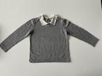 Grijs truitje met col maat 110 van ZARA, in perfecte staat!, Kinderen en Baby's, Kinderkleding | Maat 110, Meisje, Trui of Vest