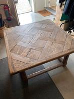 Salontafel rustiek, Ophalen, Gebruikt, 50 tot 100 cm, Oude parket van in een klooster