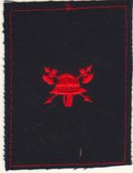 oud brandweer opnaaistuk - rood -, Verzenden, Overige soorten, Embleem of Badge