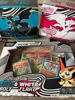 Bundel black bolt en white flare etbs met Victini box, Hobby en Vrije tijd, Verzamelkaartspellen | Pokémon, Ophalen, Nieuw, Boosterbox