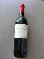 bouteille de vin rouge Bordeaux 2003 Canon Fronsac, Collections, Vins, Pleine, France, Enlèvement ou Envoi, Vin rouge