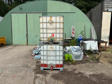 2 IBC containers 1000 liter
