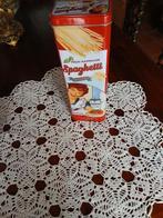 retro spaghetti bewaarblik-vintage keuken blik, Ophalen of Verzenden, Zo goed als nieuw