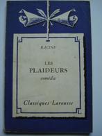 3. Racine Les plaideurs comédie Classiques Larousse 1965, Livres, Europe autre, Utilisé, Jean Racine, Envoi