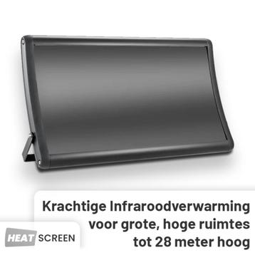 Heatscreen infrarood 2300w zwart