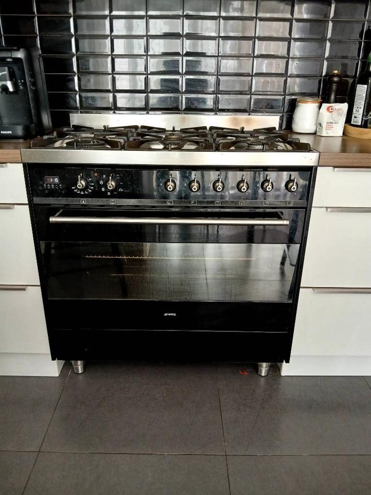 Cuisinière à gaz avec four, Electroménager, Cuisinières, Utilisé, Autoportant, 5 zones de cuisson ou plus, 90 à 95 cm, 60 cm ou plus