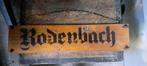 antiek rodenbach reclame bord hout, Collections, Marques de bière, Enlèvement