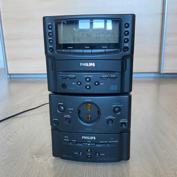 Oude Philips FW16 micro-audiosysteem, Audio, Tv en Foto, Stereoketens, Ophalen, Gebruikt, Cd-speler, Philips