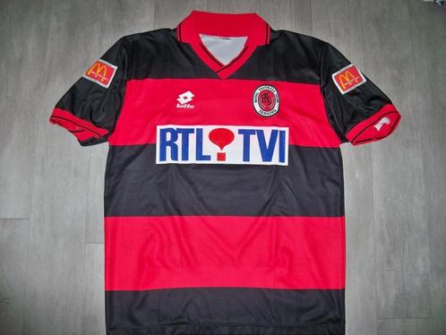 RFC Seraing voetbalshirt '94-'95 matchworn nr. 4 Lotto, Verzamelen, Sportartikelen en Voetbal, Gebruikt, Shirt, Ophalen of Verzenden
