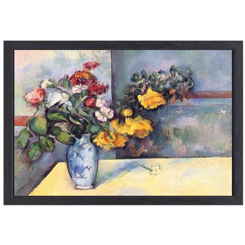 Nature morte, fleurs dans un vase - Paul Cézanne toile + bak, Maison & Meubles, Accessoires pour la Maison | Décorations murale