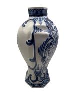 Grote blauw-witte aardewerken vaas - Delftse stijl - 30 cm, Antiek en Kunst, Ophalen of Verzenden