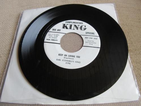 earl connelly king - keep on loving you  promo mint-, CD & DVD, Vinyles | Jazz & Blues, Comme neuf, Blues, 1960 à 1980, Enlèvement ou Envoi