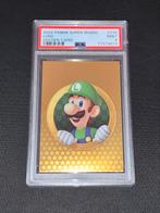 Panini Super Mario Luigi Golden Card PSA 9, Zo goed als nieuw, Plaatje