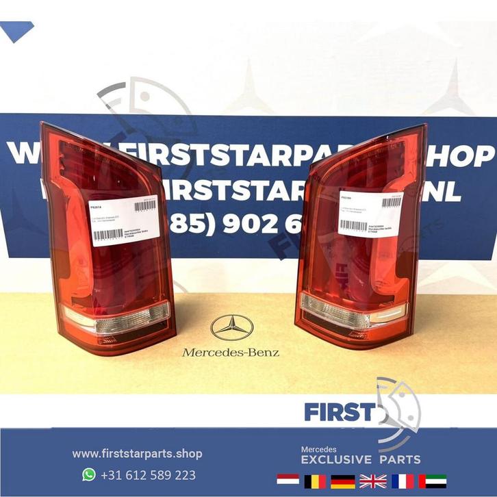 W447 V KLASSE AMG ACHTERLICHT SET VOL LED ACHTERLICHT LINKS, Auto-onderdelen, Verlichting, Mercedes-Benz, Gebruikt, Ophalen of Verzenden