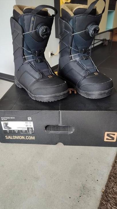 Salomon FACTION BOA snowboard boots - MP 25 - EU 39, Sport en Fitness, Snowboarden, Gebruikt, Ophalen